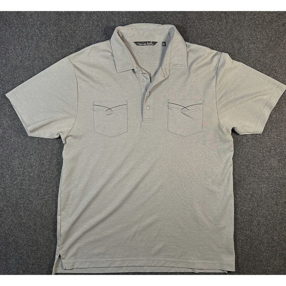 Travis Mathew Mens Short Sleeve Button Up Shirt Size XL Western Style